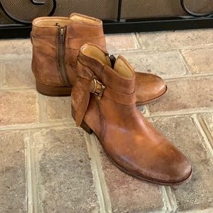 Frye “Melissa Knotted” Short Tan Boot SZ 7B